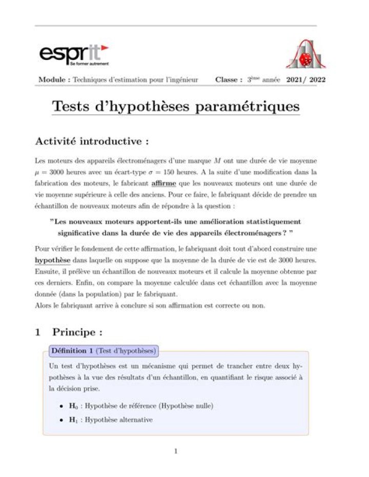 Tester des hypoth&egrave;ses pour valider une approche